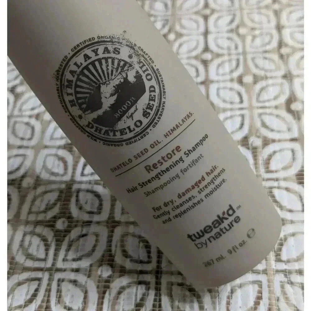 TWEAK'D BY NATURE ~ RESTORE HAIR STRENGTHENING SHAMPOO ~ HIMALAYAS ~ 9 OZ Sealed - Picture 3 of 4